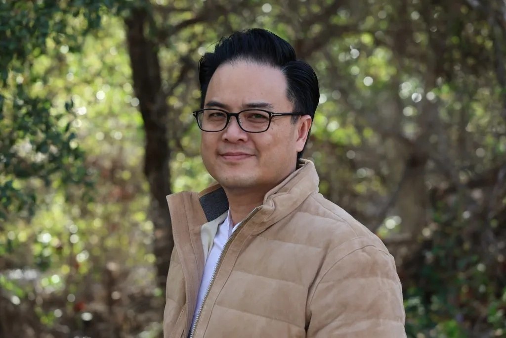 Rich Yang, Chief Executive Officer of Biolinq, photographed outdoors in a tan jacket