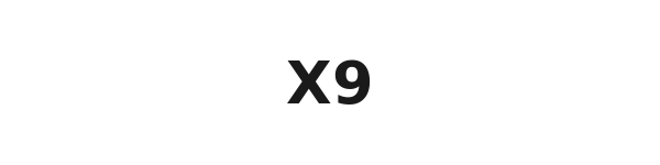 X9 logo